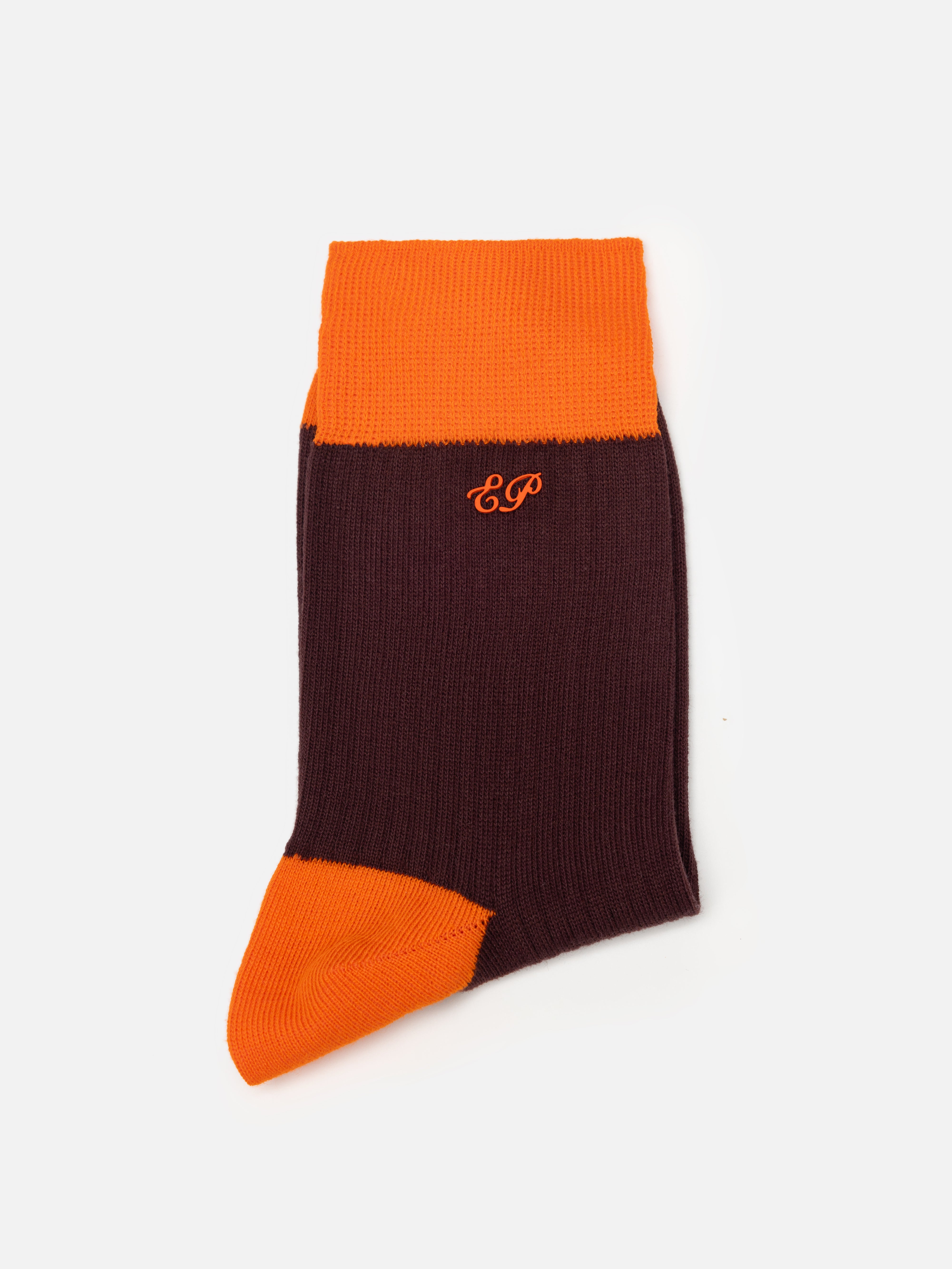 EP YAYING Lightweight Solid Color Striped Mid-Calf Casual Socks