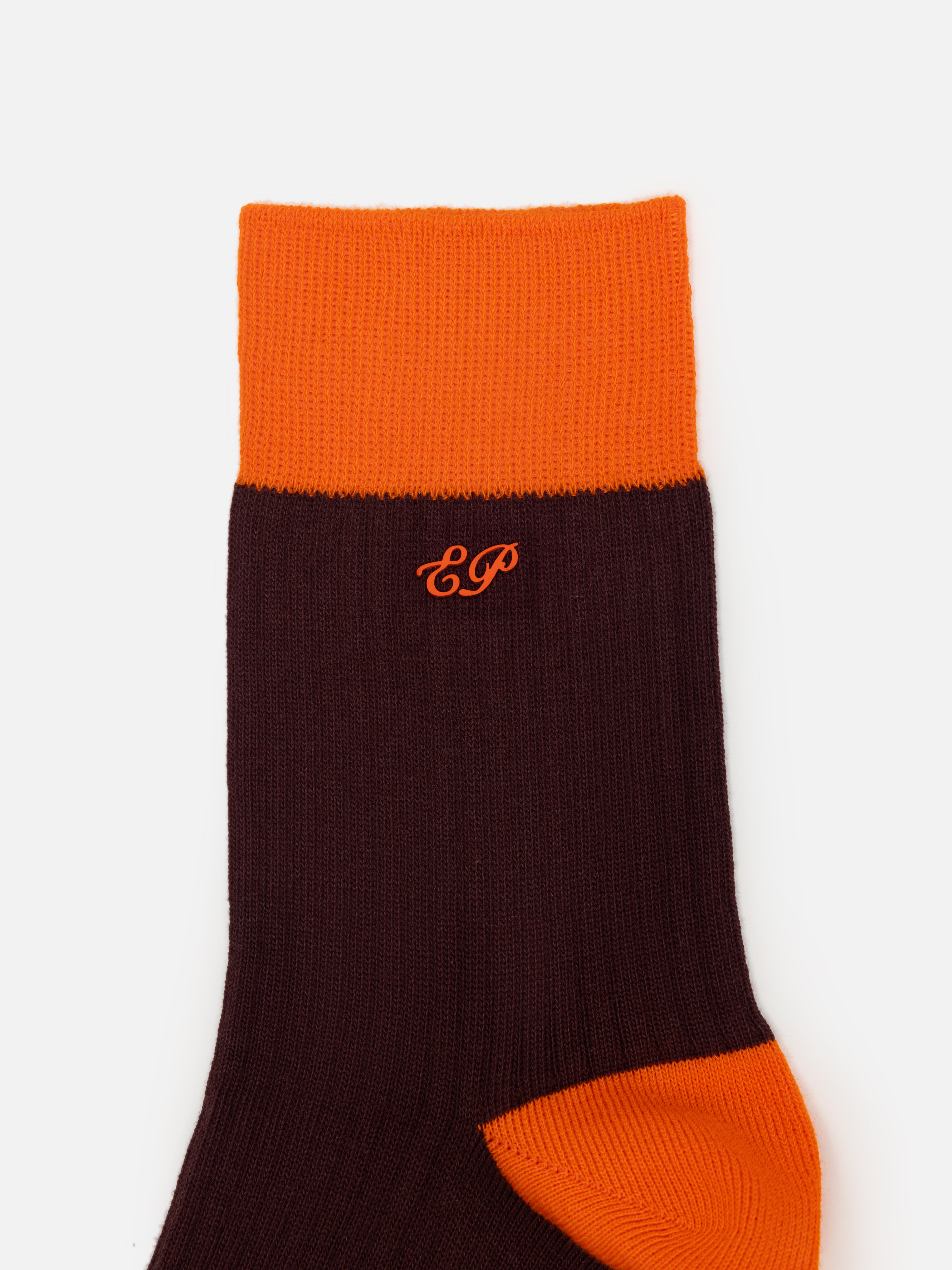 EP YAYING Lightweight Solid Color Striped Mid-Calf Casual Socks