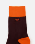 EP YAYING Lightweight Solid Color Striped Mid-Calf Casual Socks