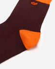 EP YAYING Lightweight Solid Color Striped Mid-Calf Casual Socks