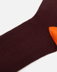 EP YAYING Lightweight Solid Color Striped Mid-Calf Casual Socks