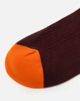 EP YAYING Lightweight Solid Color Striped Mid-Calf Casual Socks
