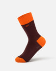 EP YAYING Lightweight Solid Color Striped Mid-Calf Casual Socks
