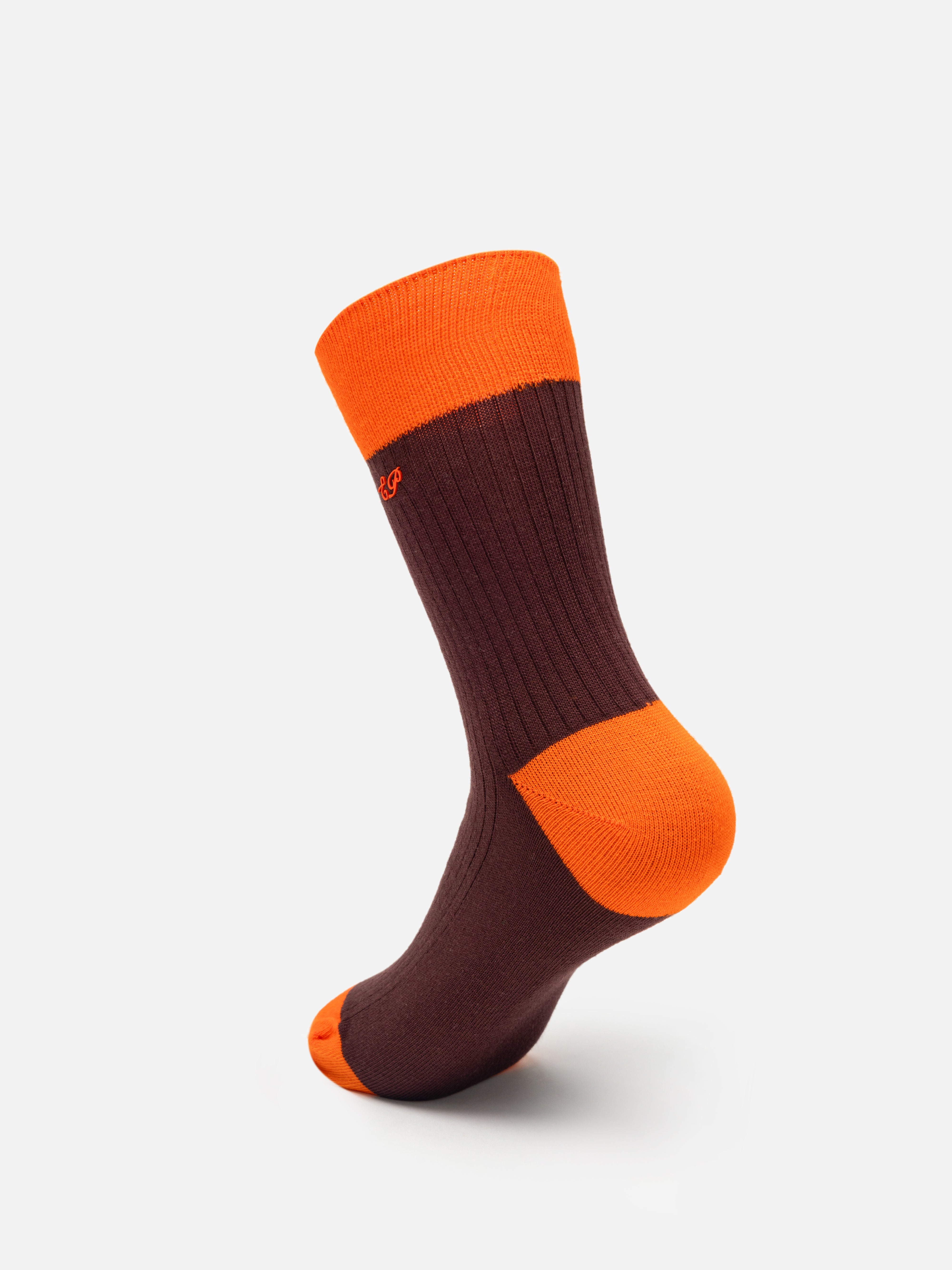 EP YAYING Lightweight Solid Color Striped Mid-Calf Casual Socks