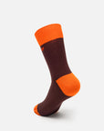EP YAYING Lightweight Solid Color Striped Mid-Calf Casual Socks