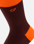EP YAYING Lightweight Solid Color Striped Mid-Calf Casual Socks