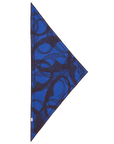 EP YAYING Lustrous Silk Double-Sided Triangle Scarf