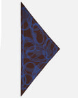 EP YAYING Lustrous Silk Double-Sided Triangle Scarf
