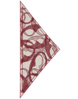 EP YAYING Lustrous Silk Double-Sided Triangle Scarf