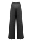 YAYING Black Straight Pants