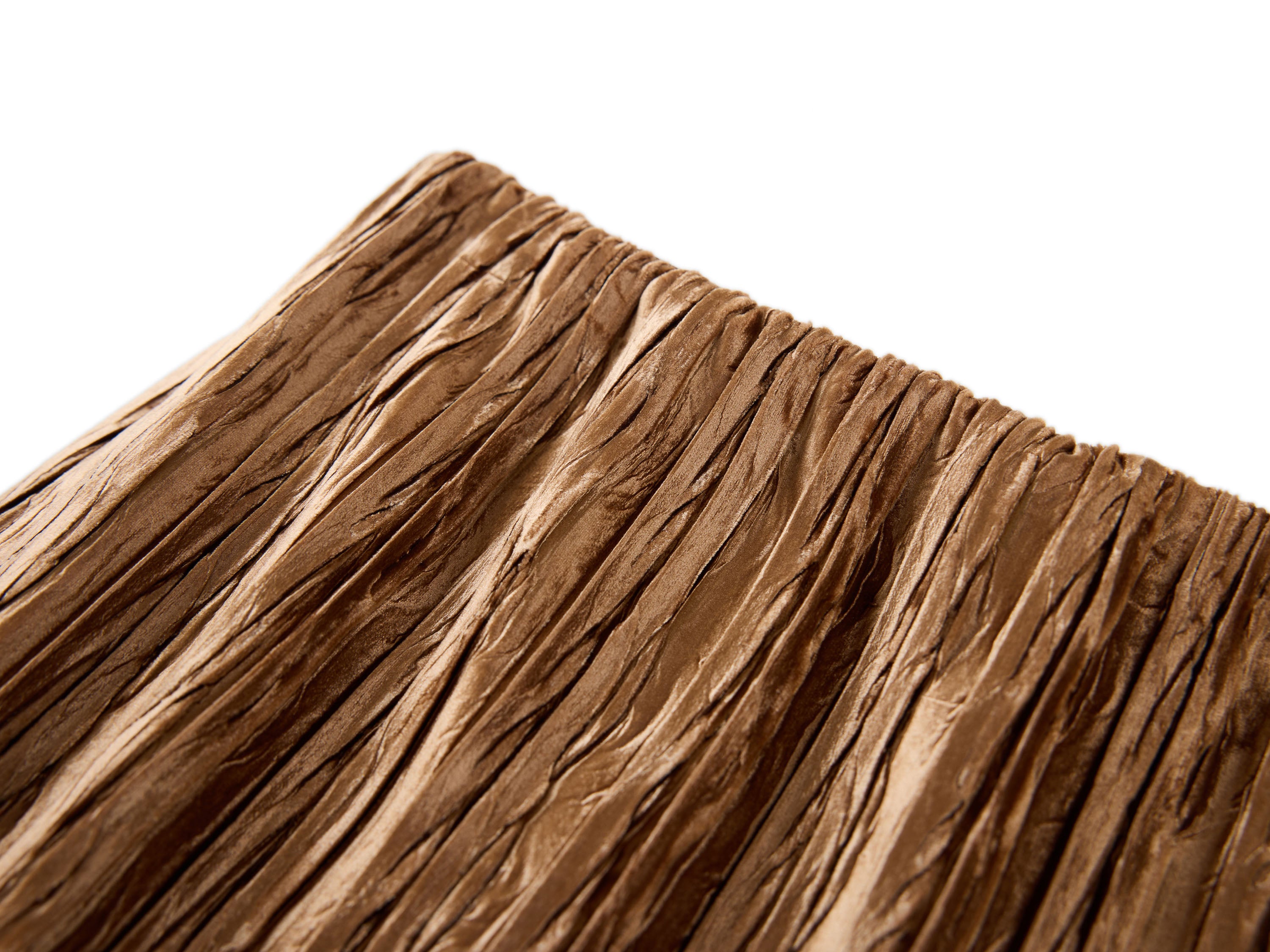 YAYING Gold Pleated Skirt