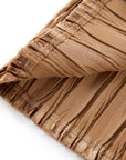 YAYING Gold Pleated Skirt