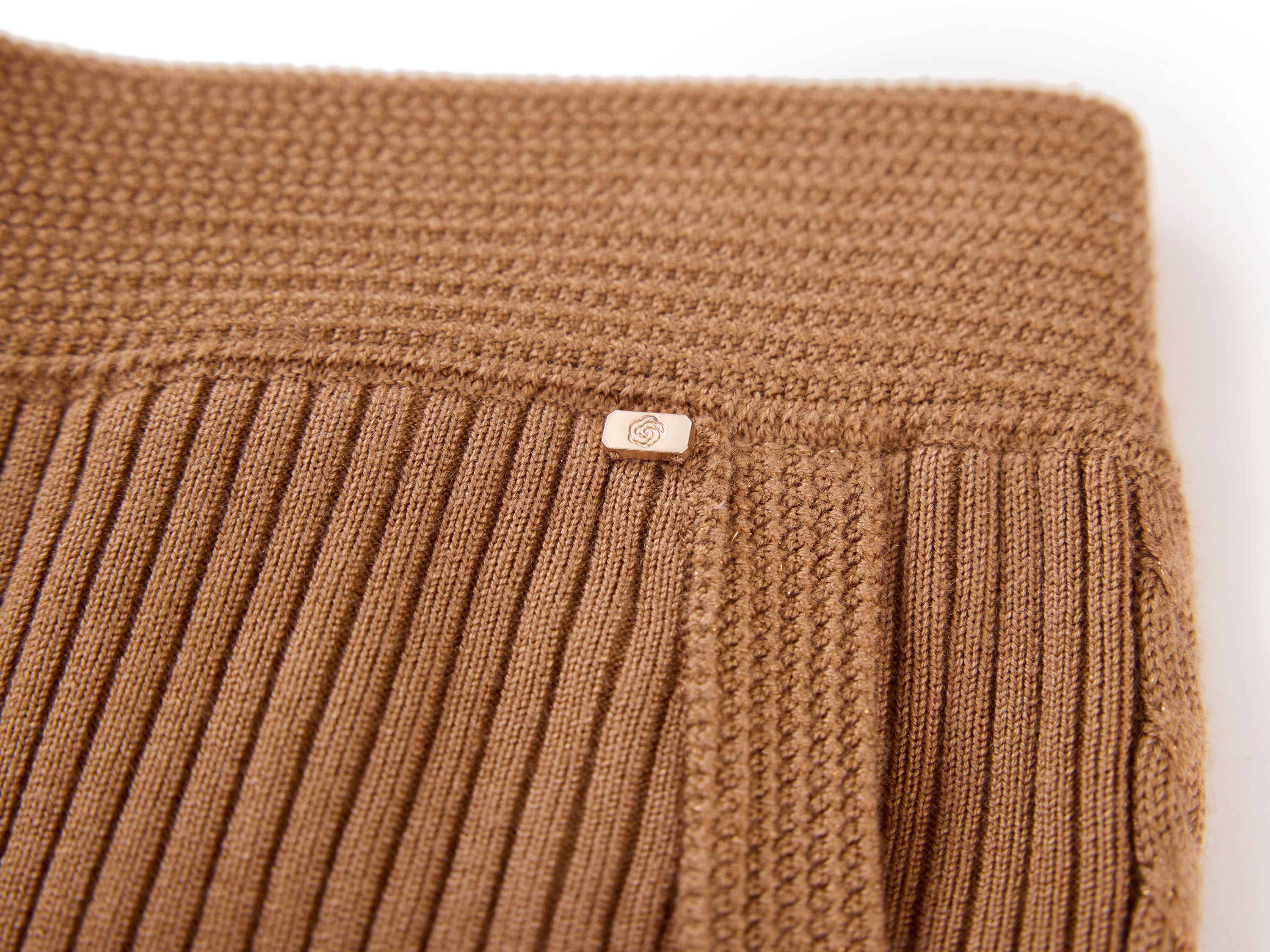 YAYING Brown Pleated Trousers