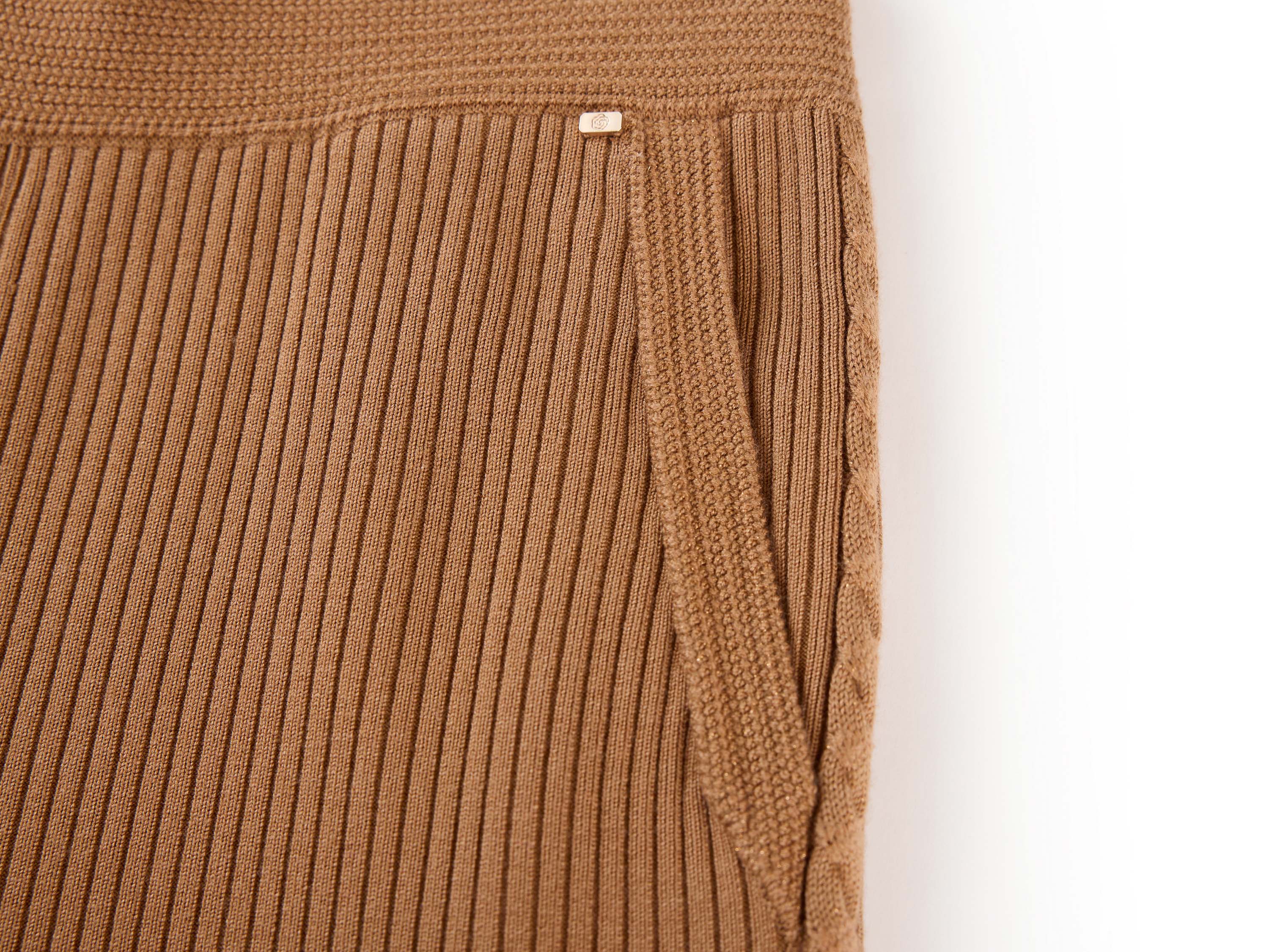 YAYING Brown Pleated Trousers