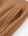 YAYING Brown Pleated Trousers