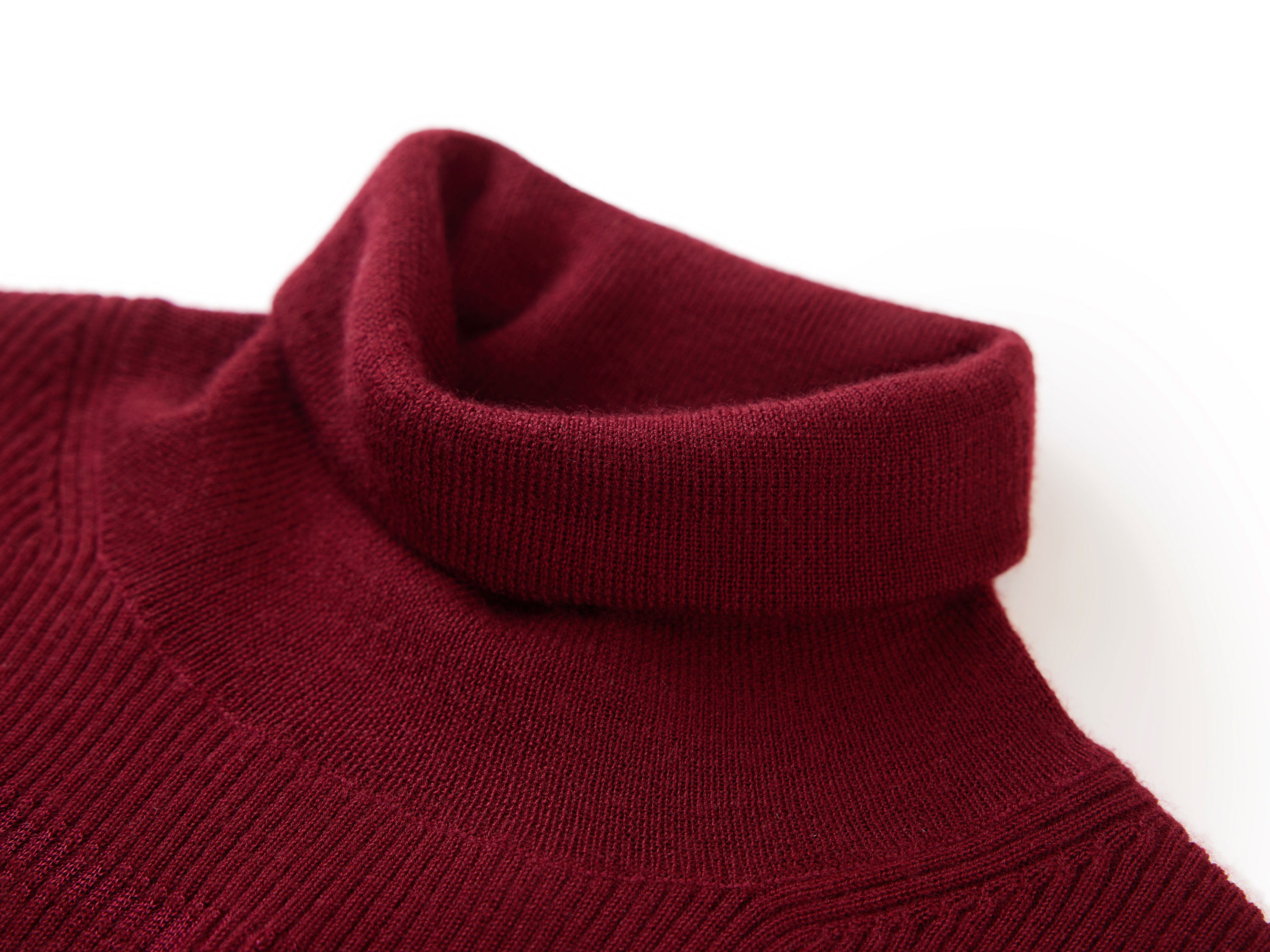 YAYING Red Turtleneck Knit Top