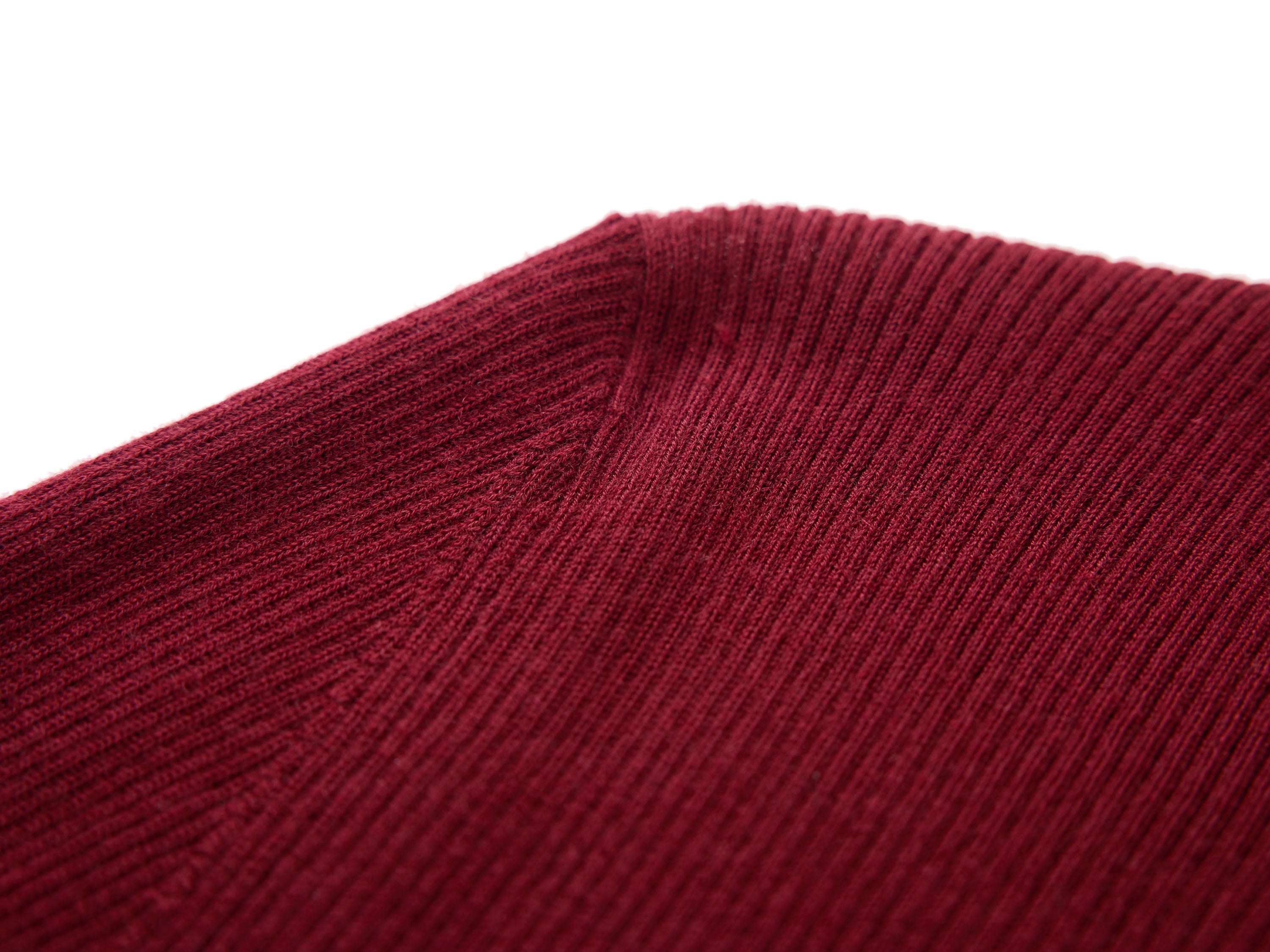 YAYING Red Turtleneck Knit Top