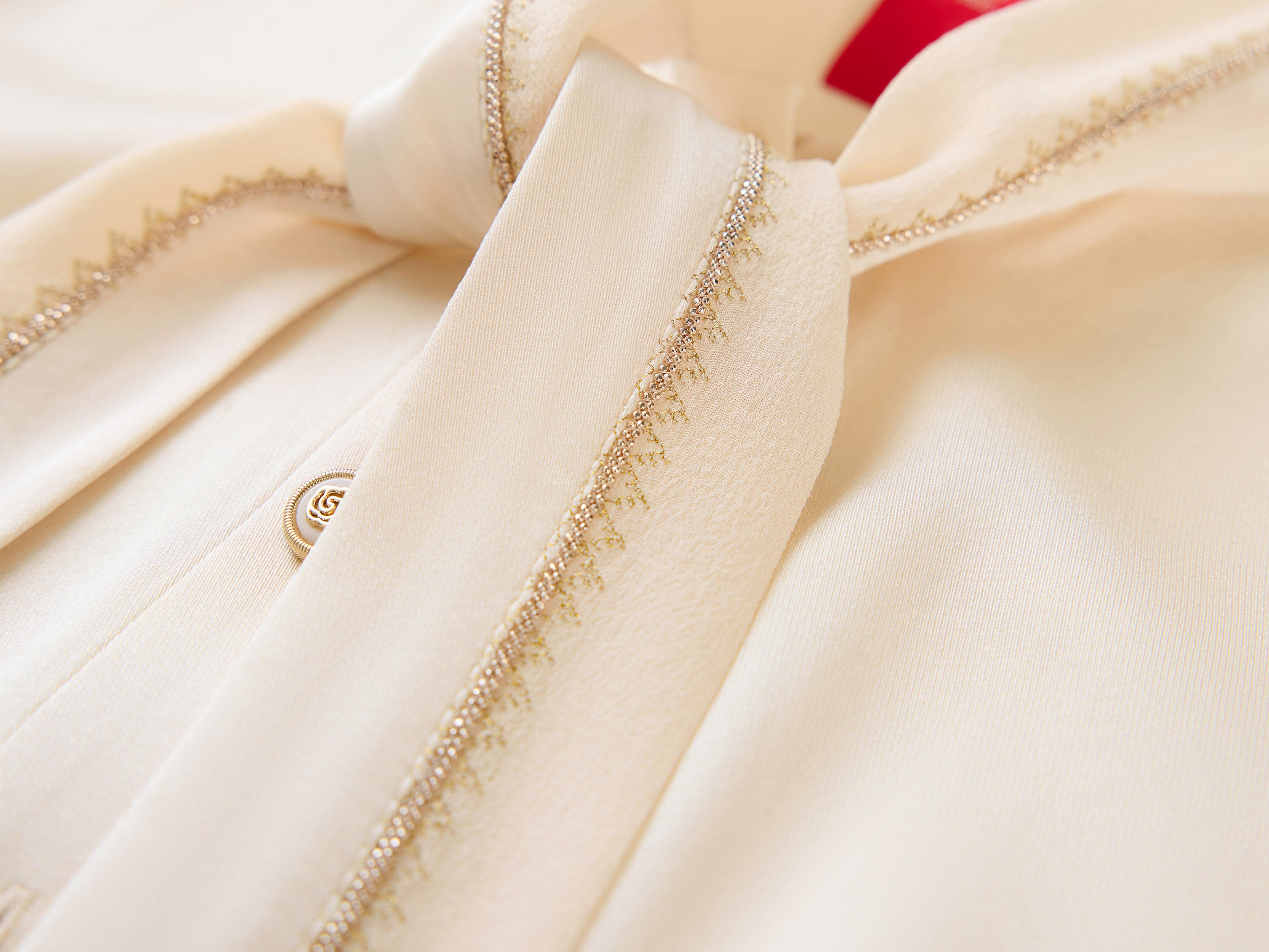 YAYING Cream Button Shirt