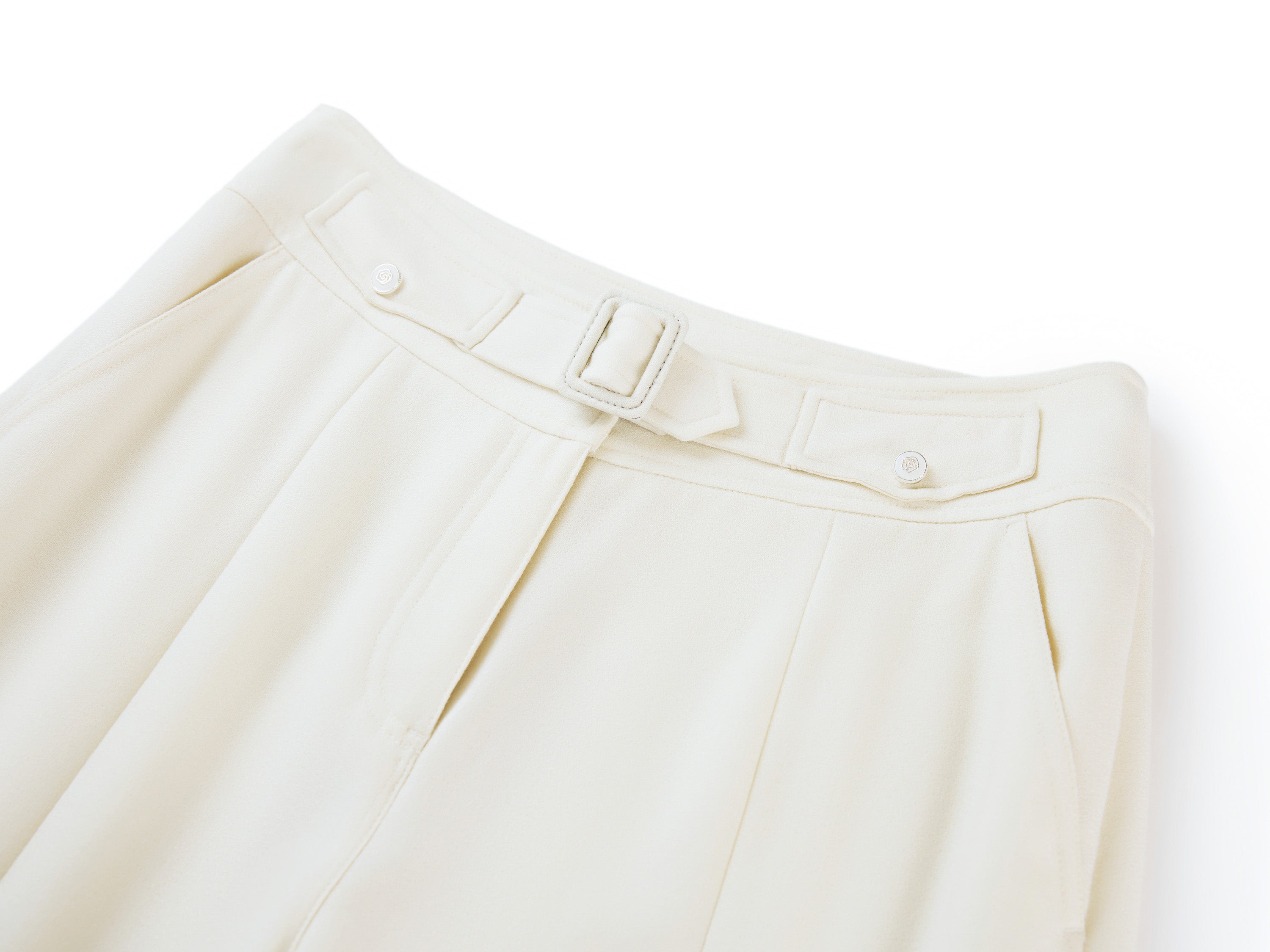 YAYING White Wide Leg Pants