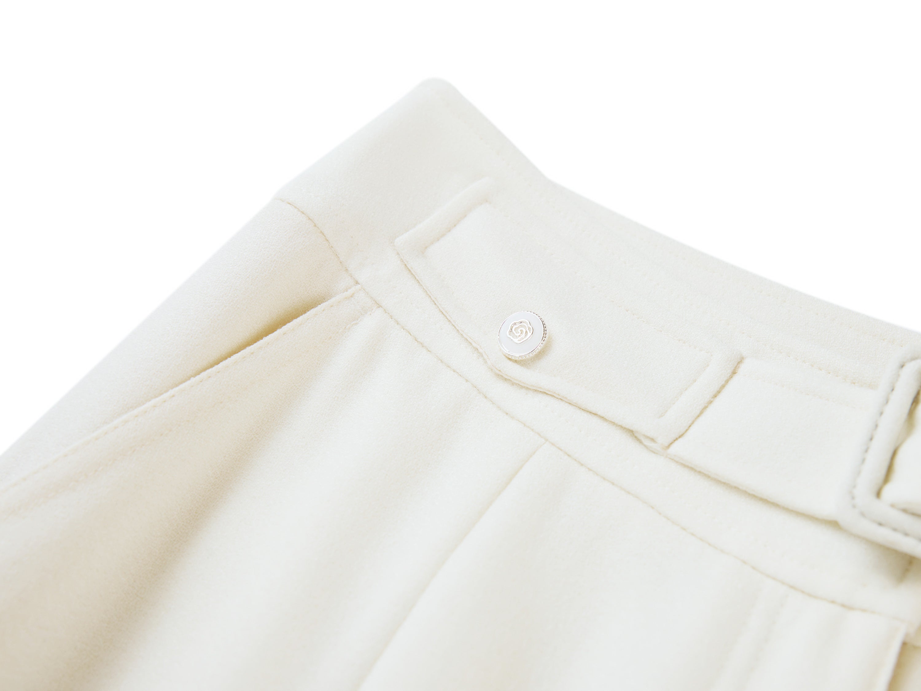 YAYING White Wide Leg Pants