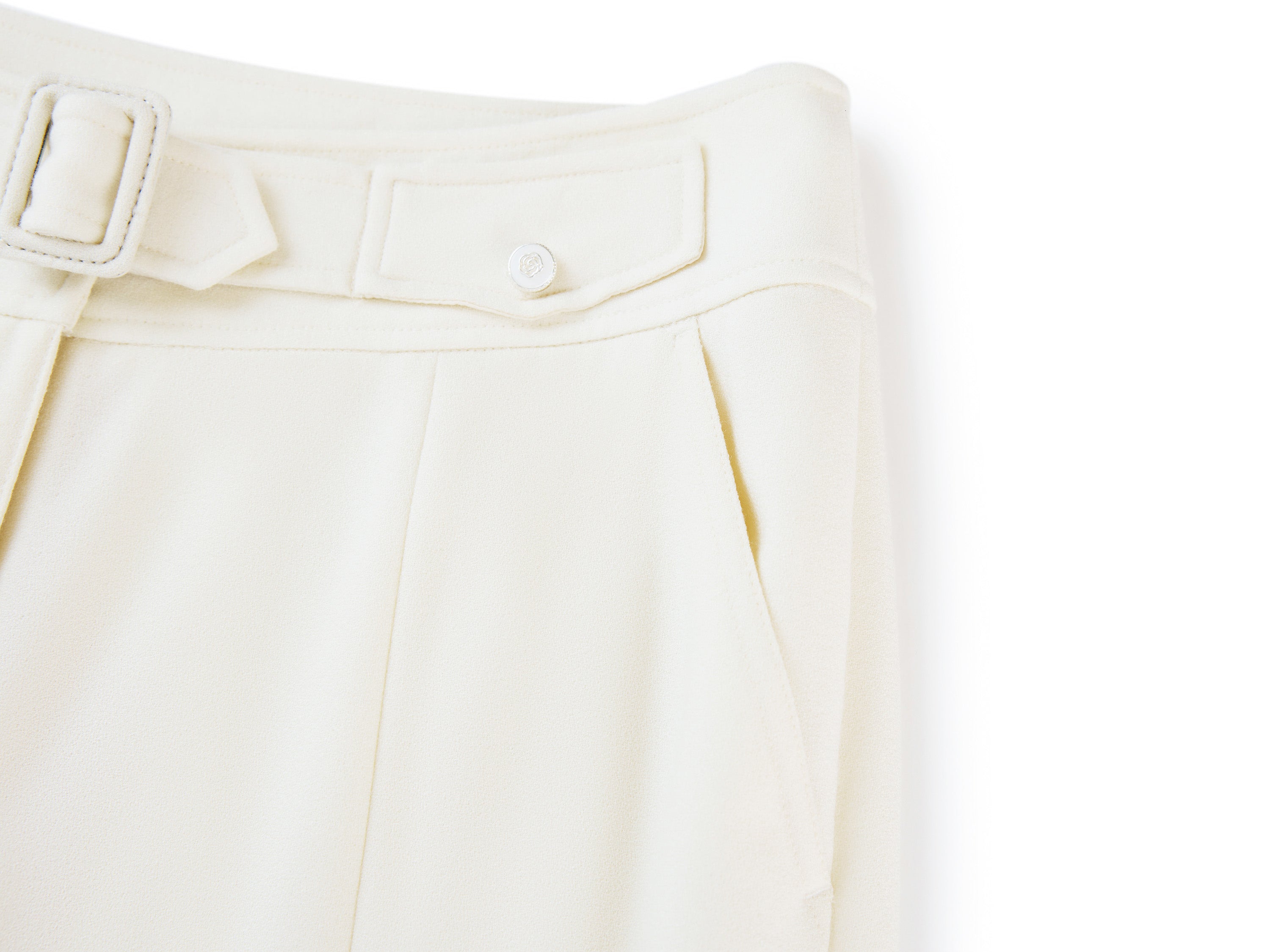 YAYING White Wide Leg Pants