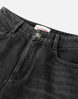 EP YAYING Black Straight Leg Pants