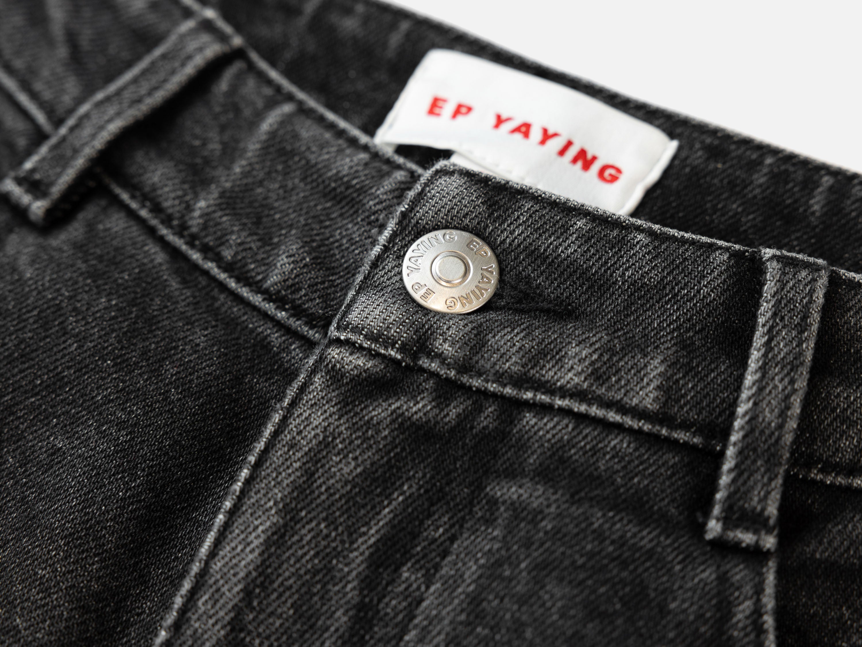 EP YAYING Black Straight Leg Pants