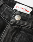 EP YAYING Black Straight Leg Pants