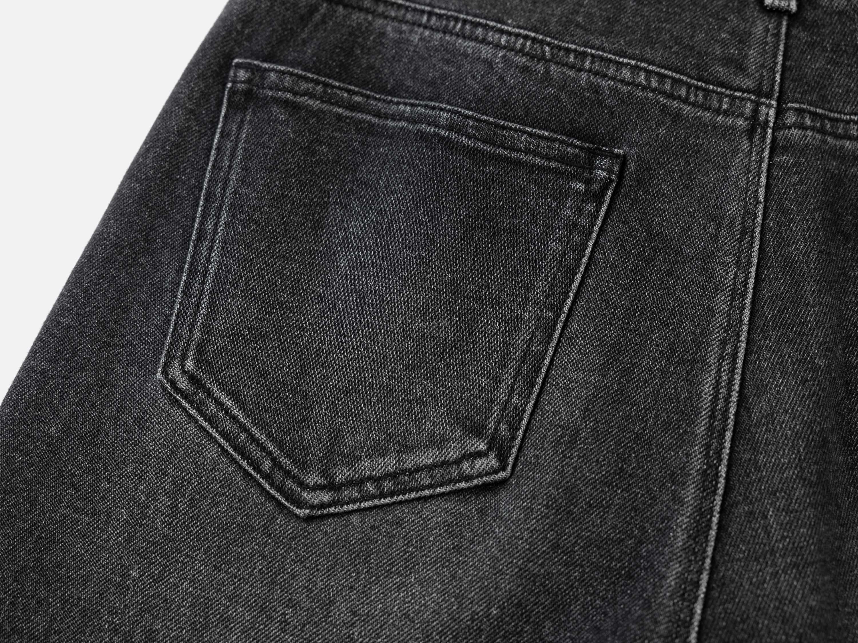 EP YAYING Black Straight Leg Pants