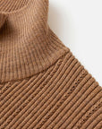 EP YAYING Brown Knit Sweater