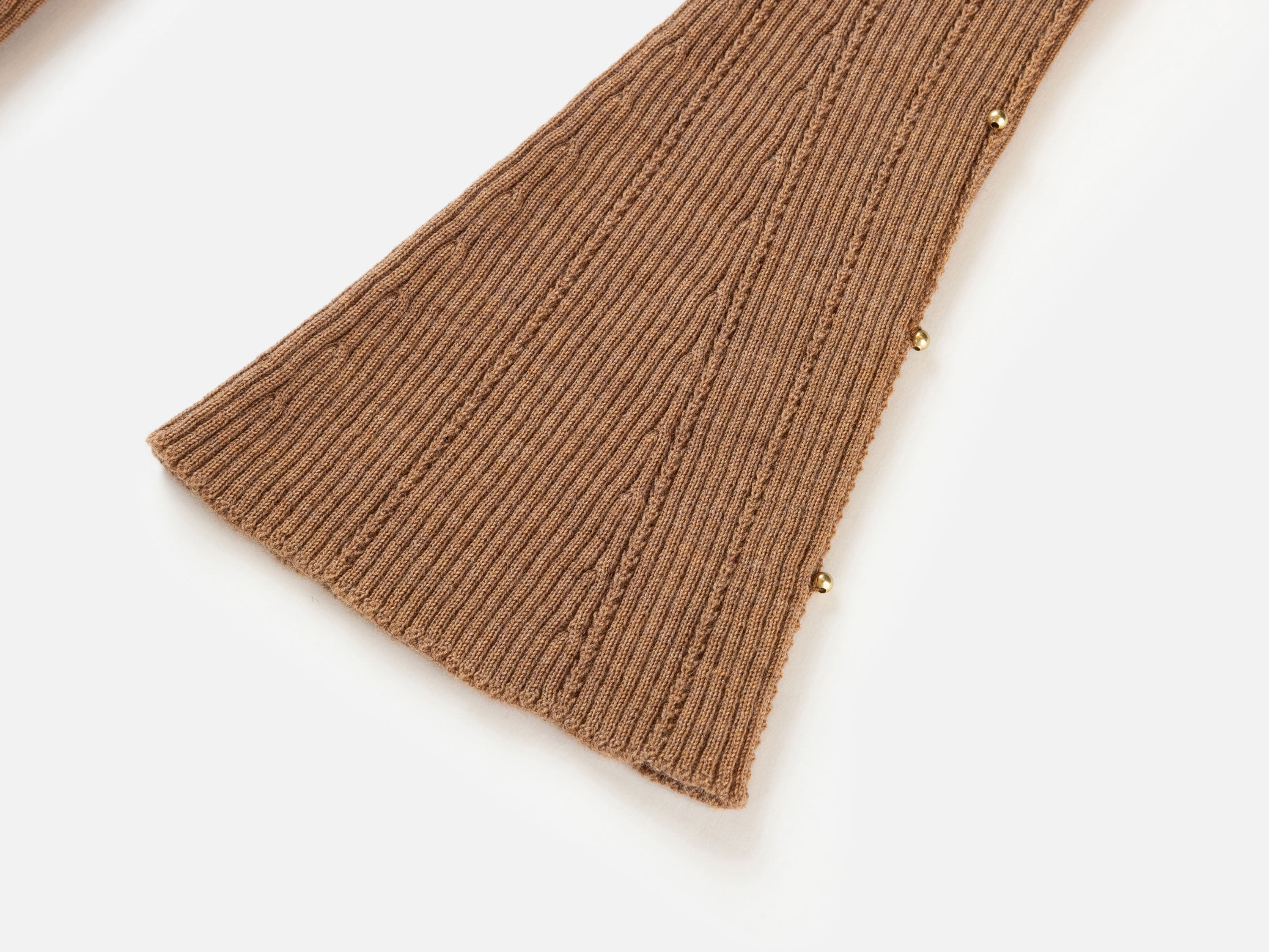 EP YAYING Brown Knit Sweater