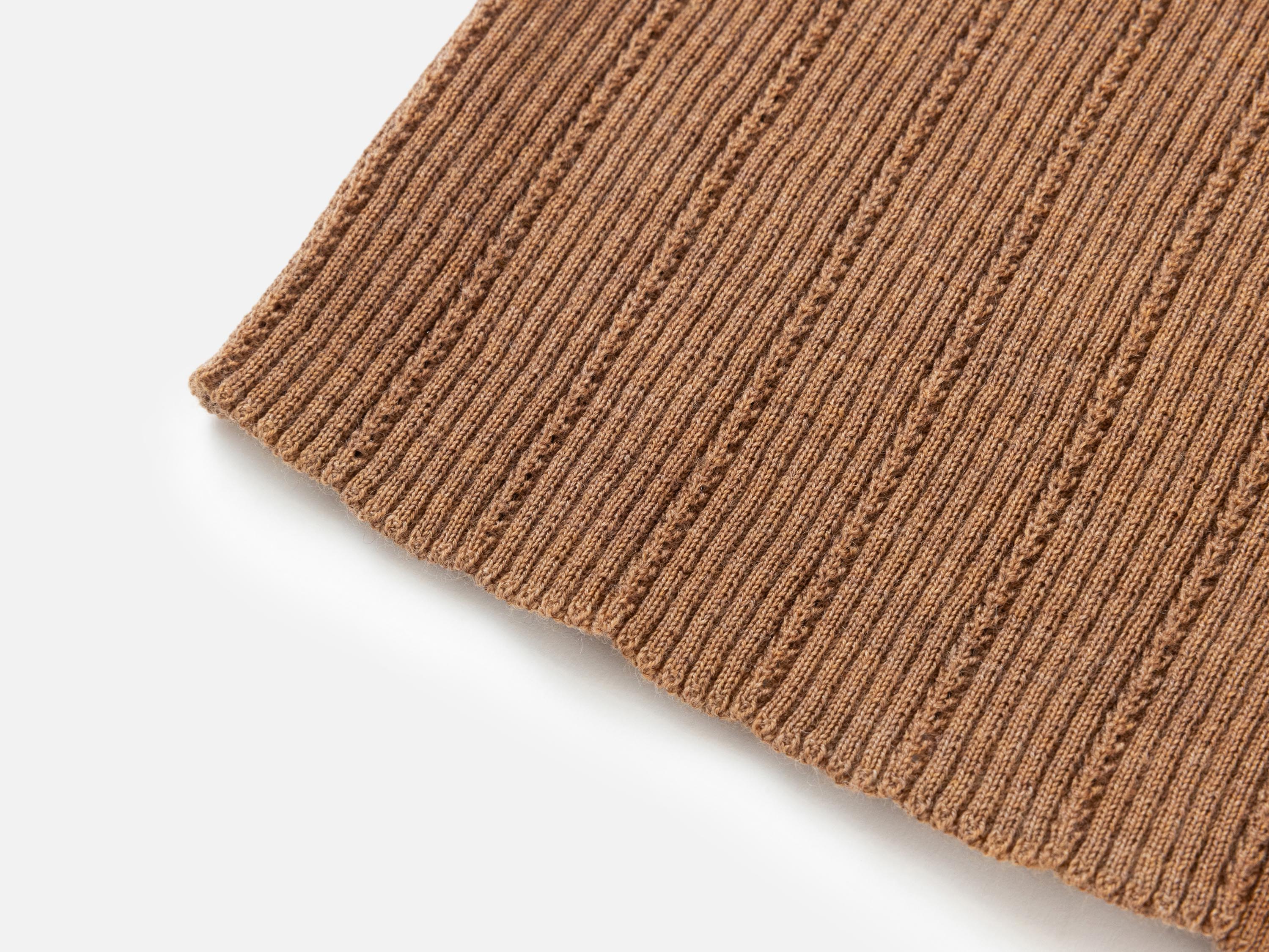 EP YAYING Brown Knit Sweater