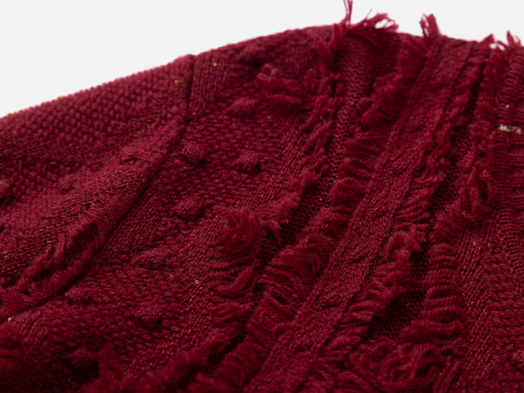 EP YAYING Red Knit Sweater