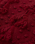 EP YAYING Red Knit Sweater