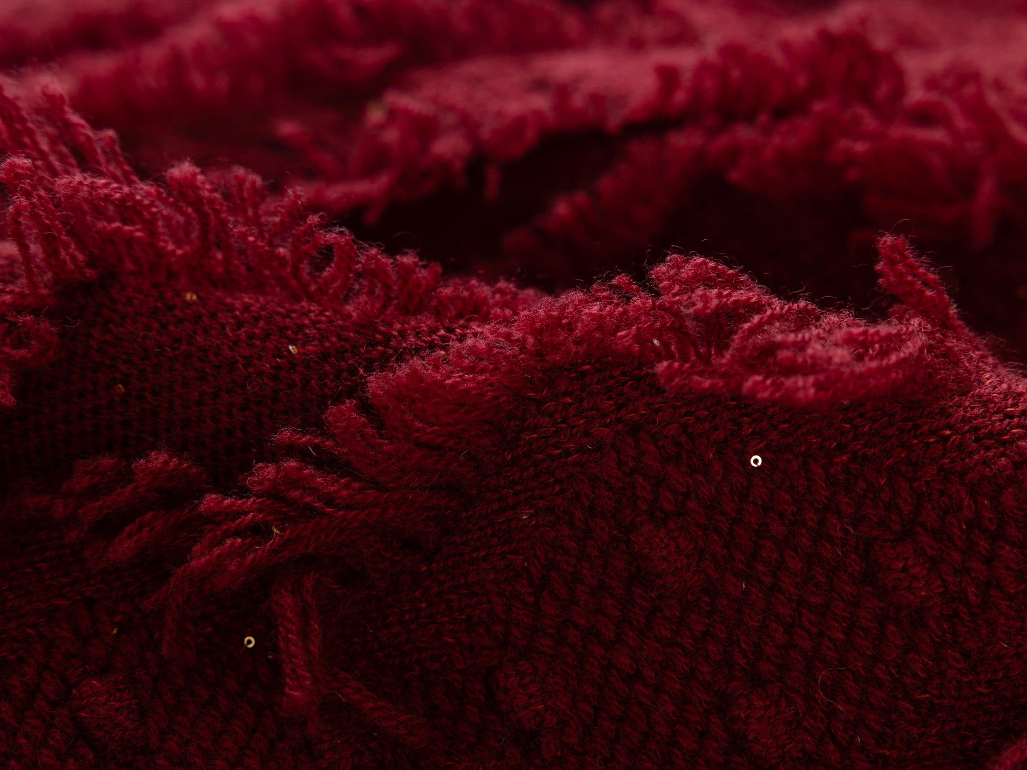 EP YAYING Red Knit Sweater