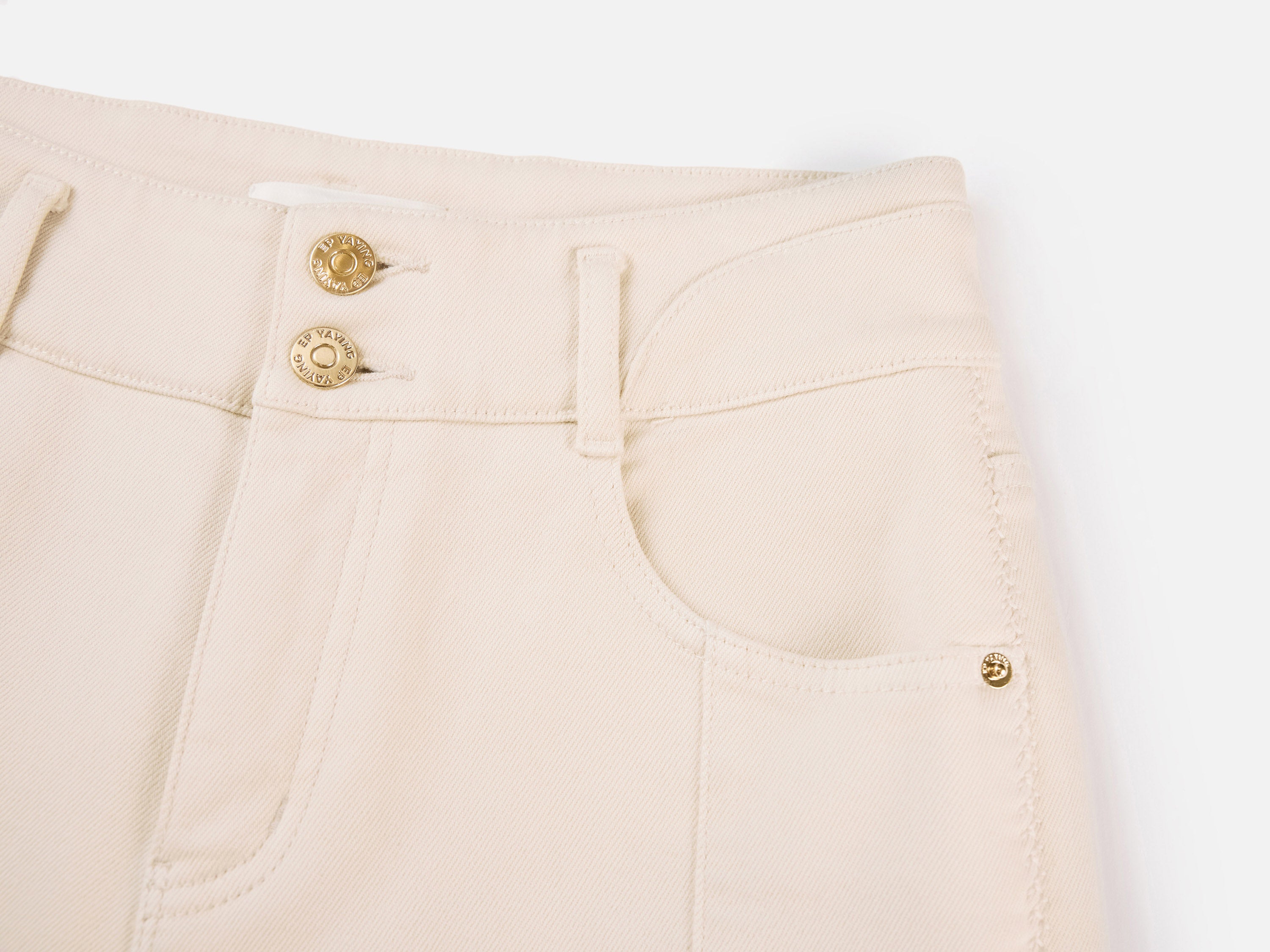 EP YAYING Beige Trousers