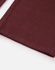 EP YAYING Burgundy Slim Fit Pants