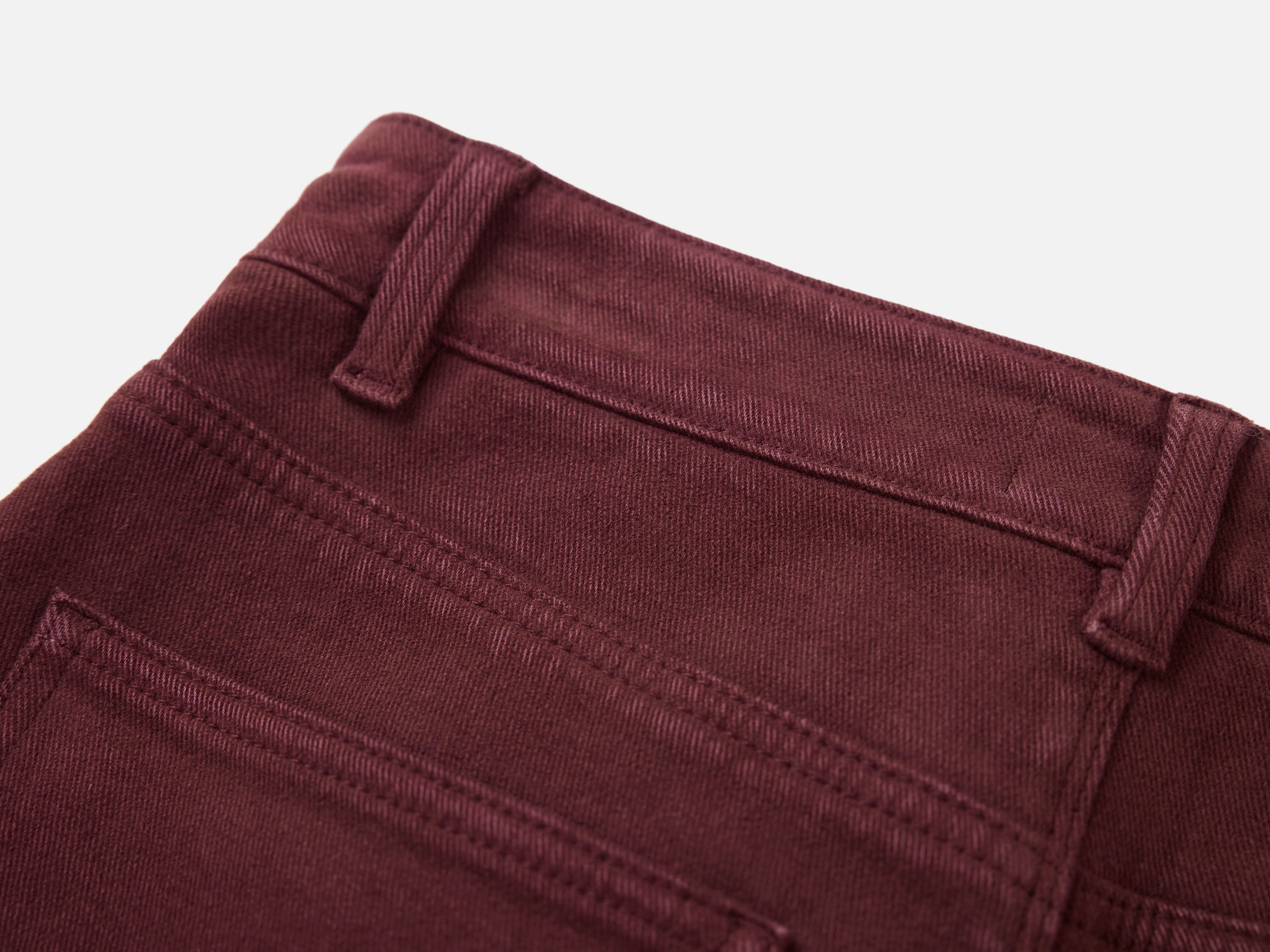 EP YAYING Burgundy Slim Fit Pants