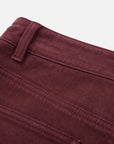 EP YAYING Burgundy Slim Fit Pants