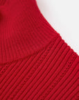 EP YAYING Red Knit Sweater