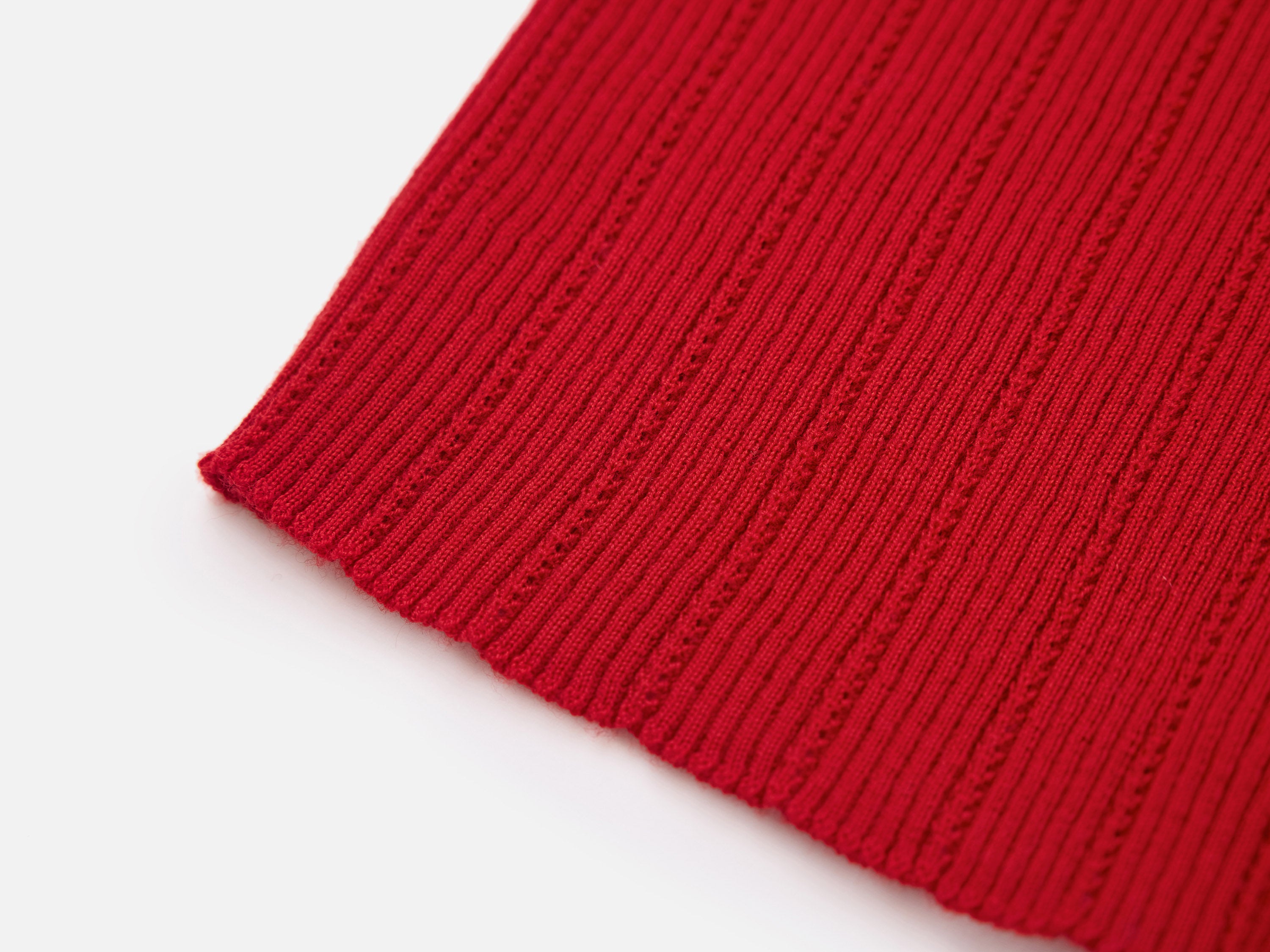 EP YAYING Red Knit Sweater