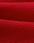 EP YAYING Red Knit Sweater