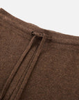 EP YAYING Maillard Knitted Straight Pants