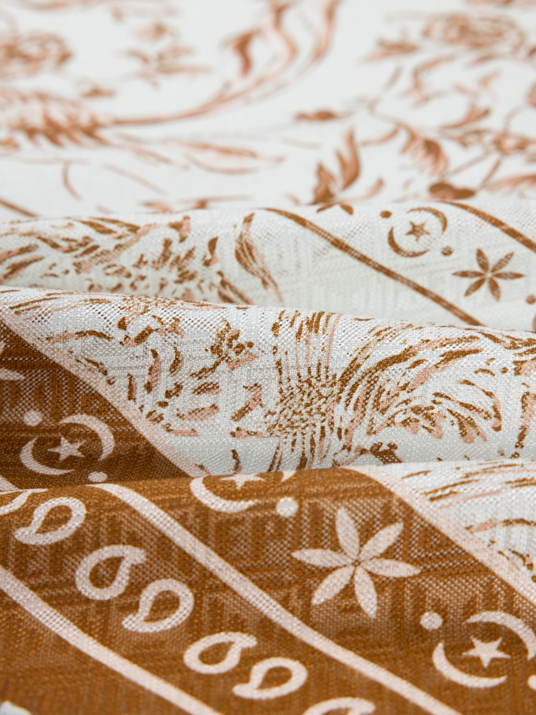 EP YAYING Silk Peony Floral Scarf