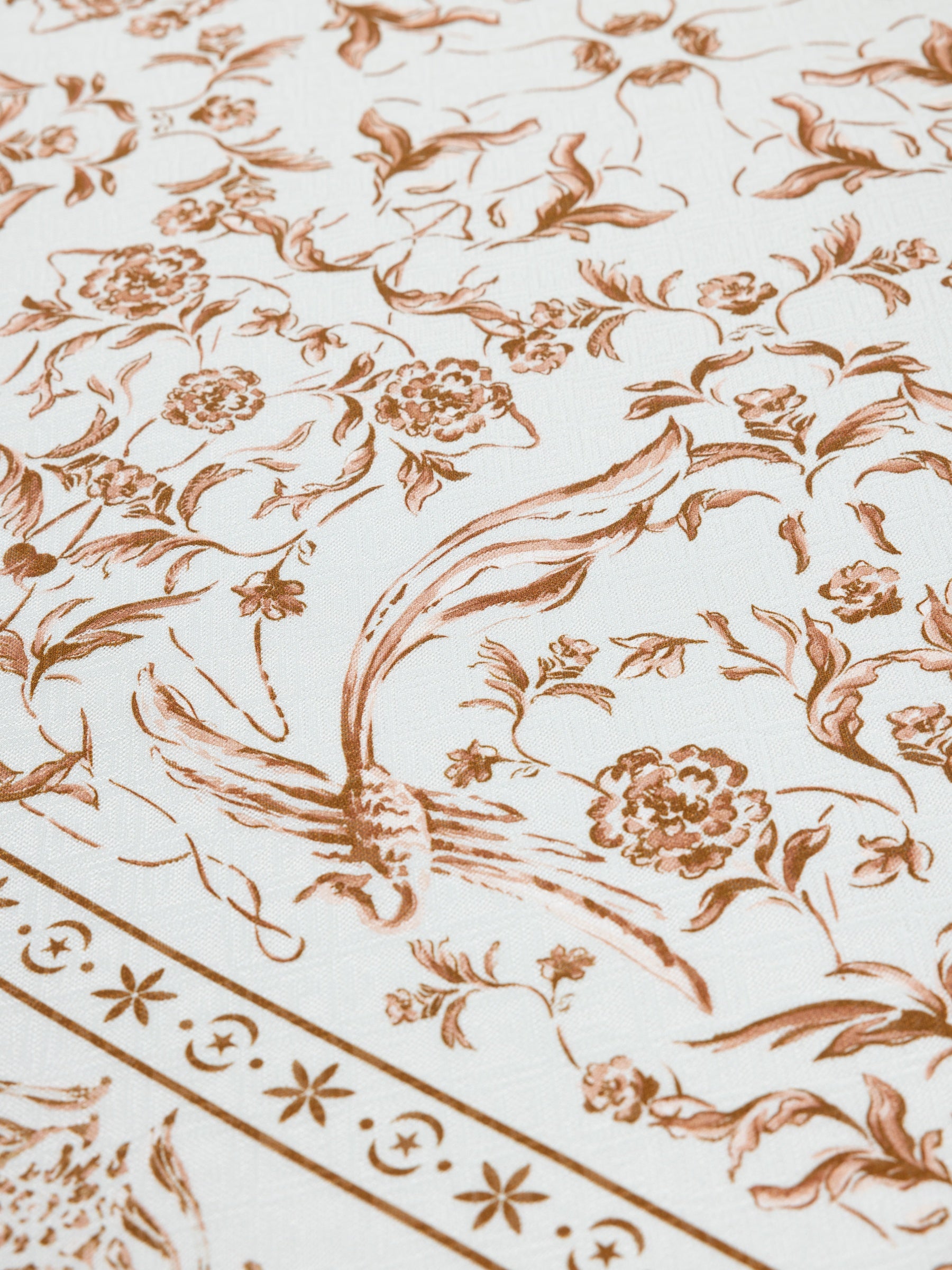 EP YAYING Silk Peony Floral Scarf