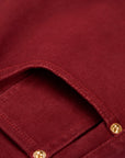 EP YAYING Red Slim Fit Pants