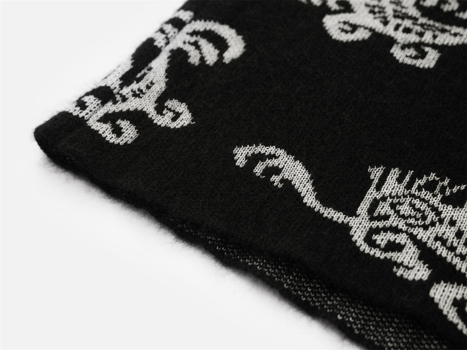 EP YAYING Jacquard Knitted Midi Skirt