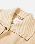 EP YAYING Camel Wool Old-Money Relaxed Mid-Length Coat