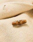 EP YAYING Camel Wool Old-Money Relaxed Mid-Length Coat