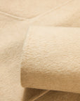 EP YAYING Camel Wool Old-Money Relaxed Mid-Length Coat